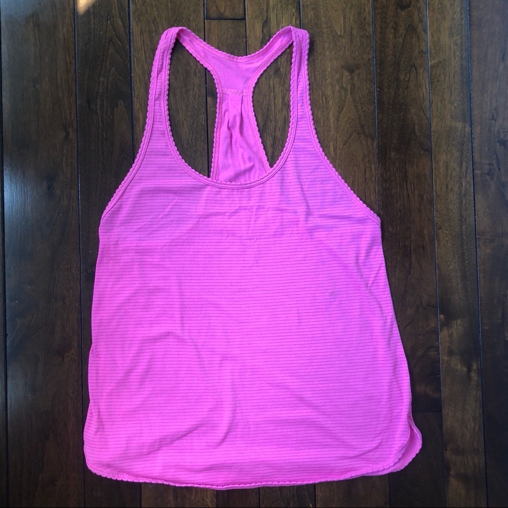 Pink Lululemon Singlet